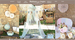 Desktop Screenshot of madameauxanges.com